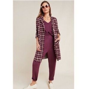 ANTHROPOLOGIE LONGLINE BLAZER XL